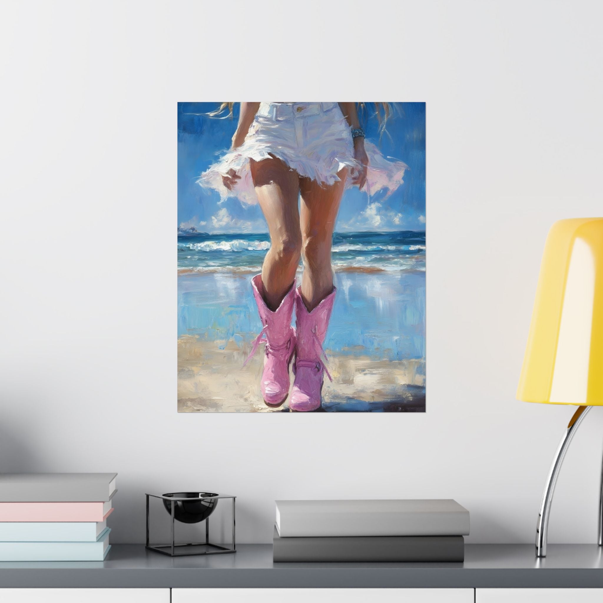 Summer Breeze Art Matte Vertical Poster —  Wall Art