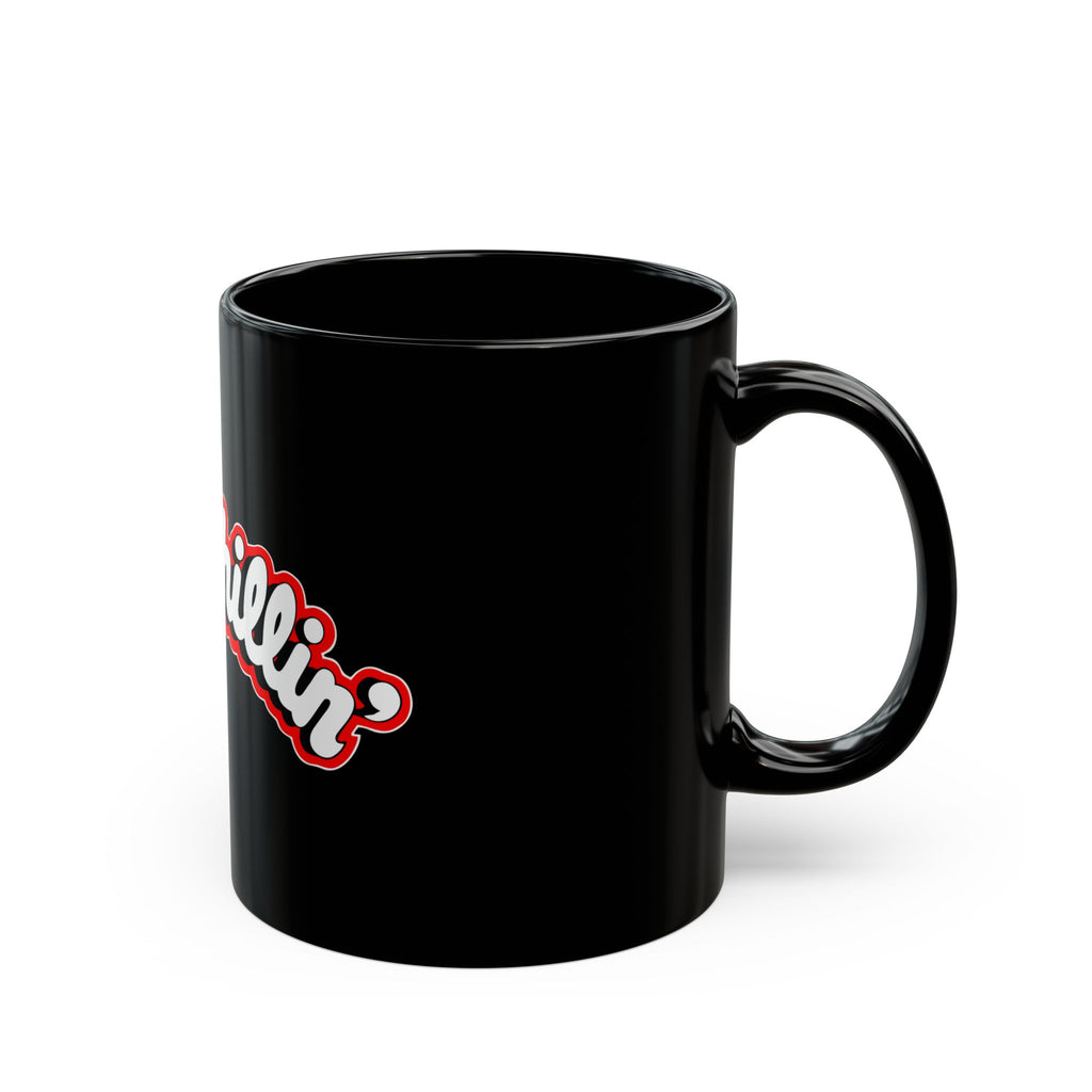 Cold Chillin Logo Retro Black Mug (11oz, 15oz)
