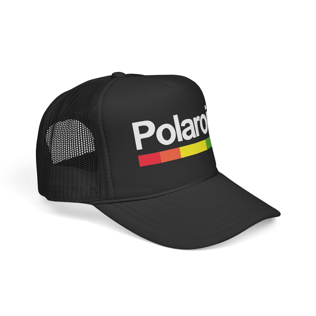 Polaroid Camera Retro Logo – Vintage Arch Logo Mesh Hat