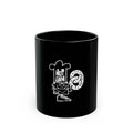 Hot Sam Food Logo Retro Black Mug (11oz, 15oz)