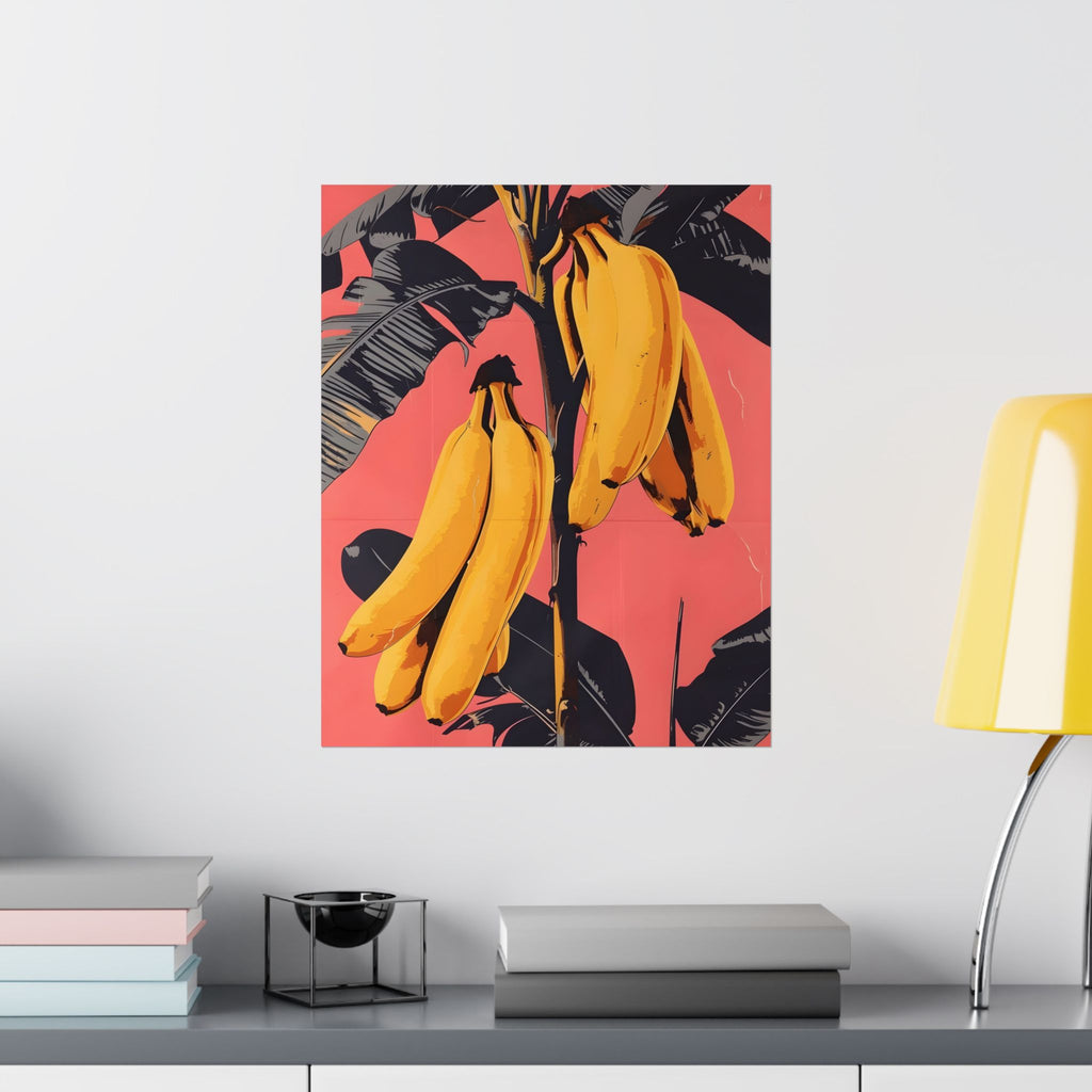 Pop Banana Matte Vertical Poster — Wall Art