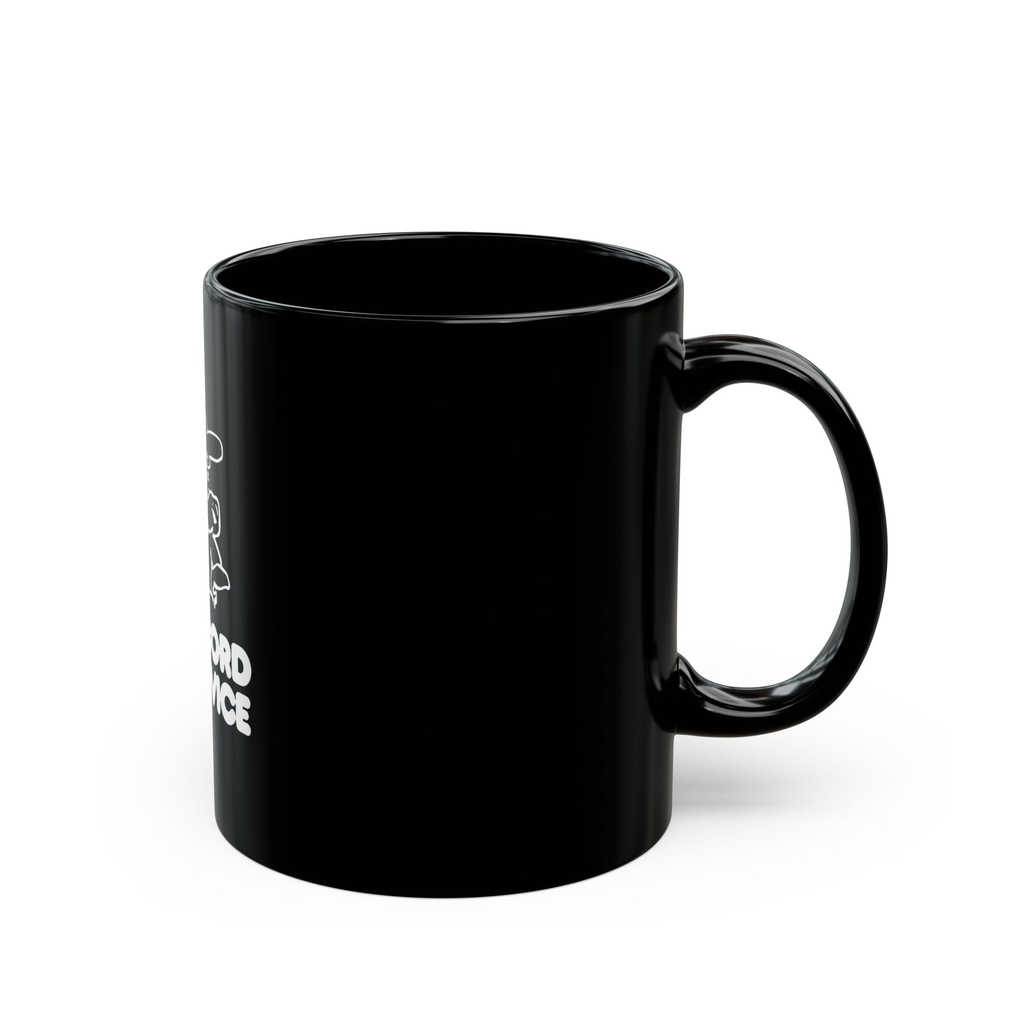 Record Service Logo  Black Mug (11oz, 15oz)