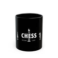 Chess Record Logo Retro Black Mug (11oz, 15oz)