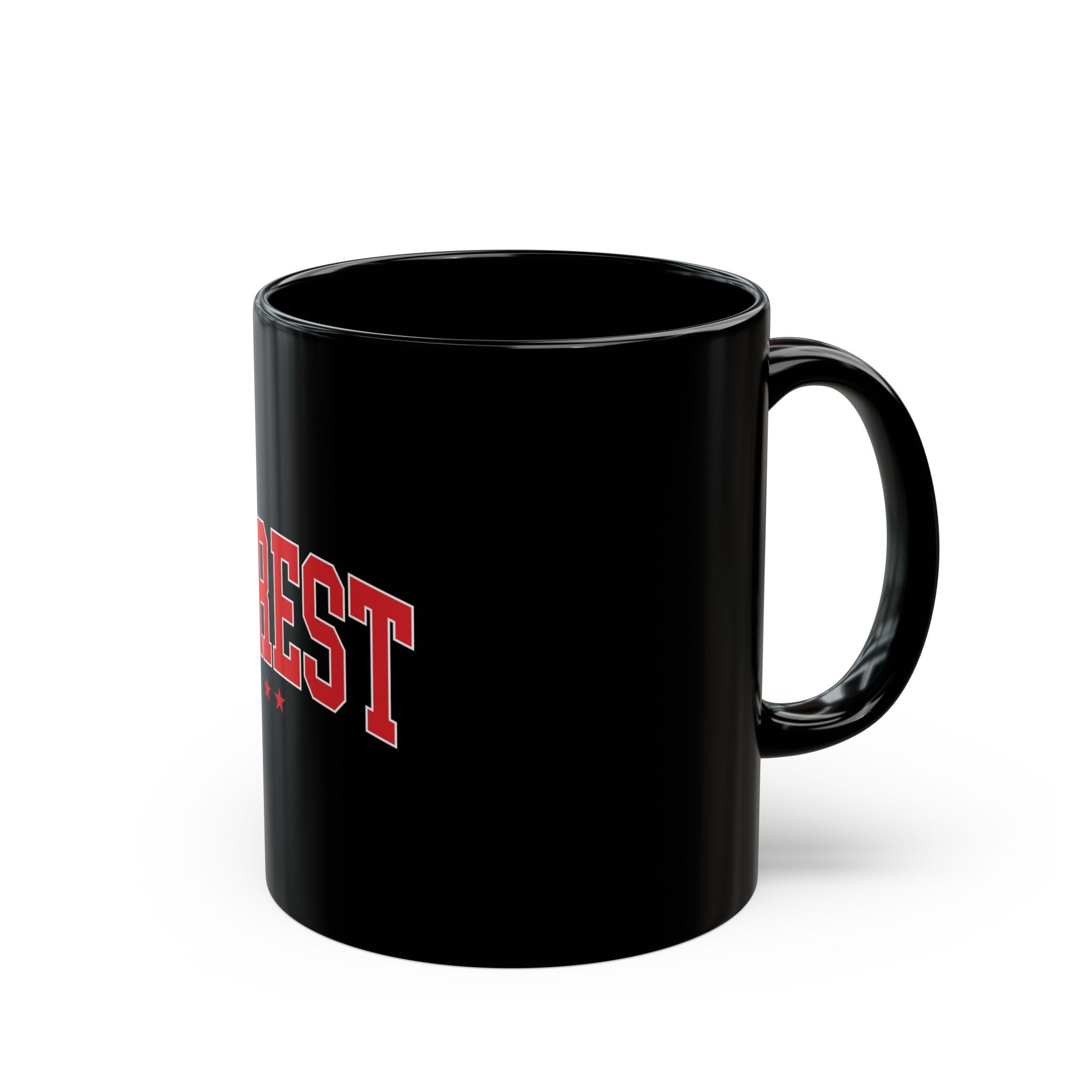Forest Football Club Logo Black Mug (11oz, 15oz)