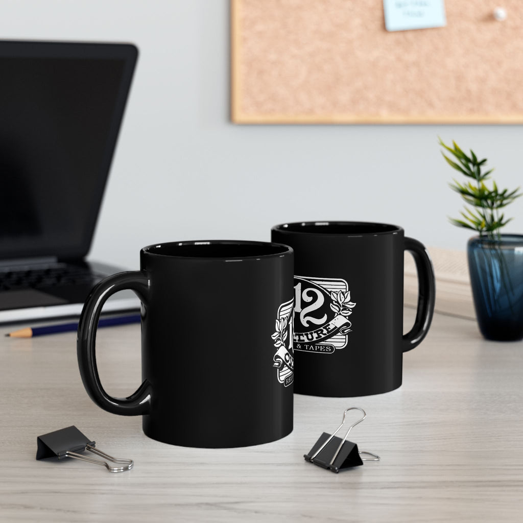 1812 Overture Record Logo  Black Mug (11oz, 15oz)
