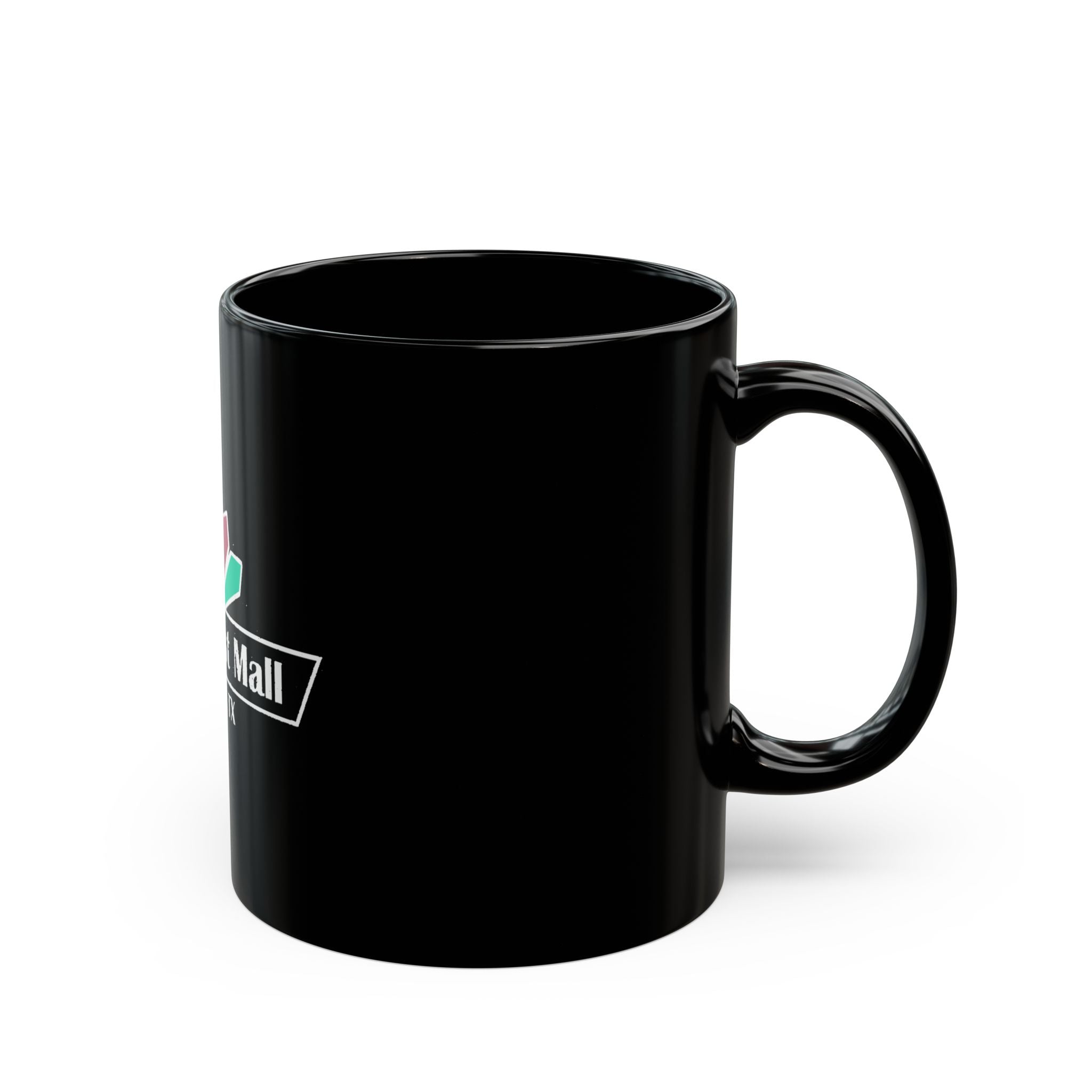 Northwest Mall Logo Retro Black Mug (11oz, 15oz)