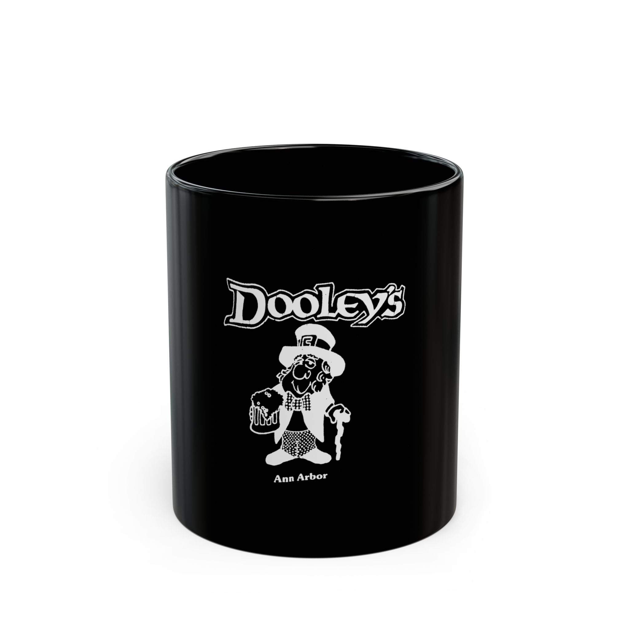 Dooleys Retro Logo  Black Mug (11oz, 15oz)