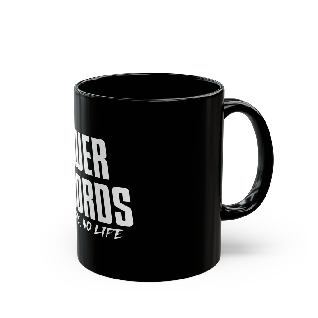 Tower Records Logo Retro Black Mug (11oz, 15oz)