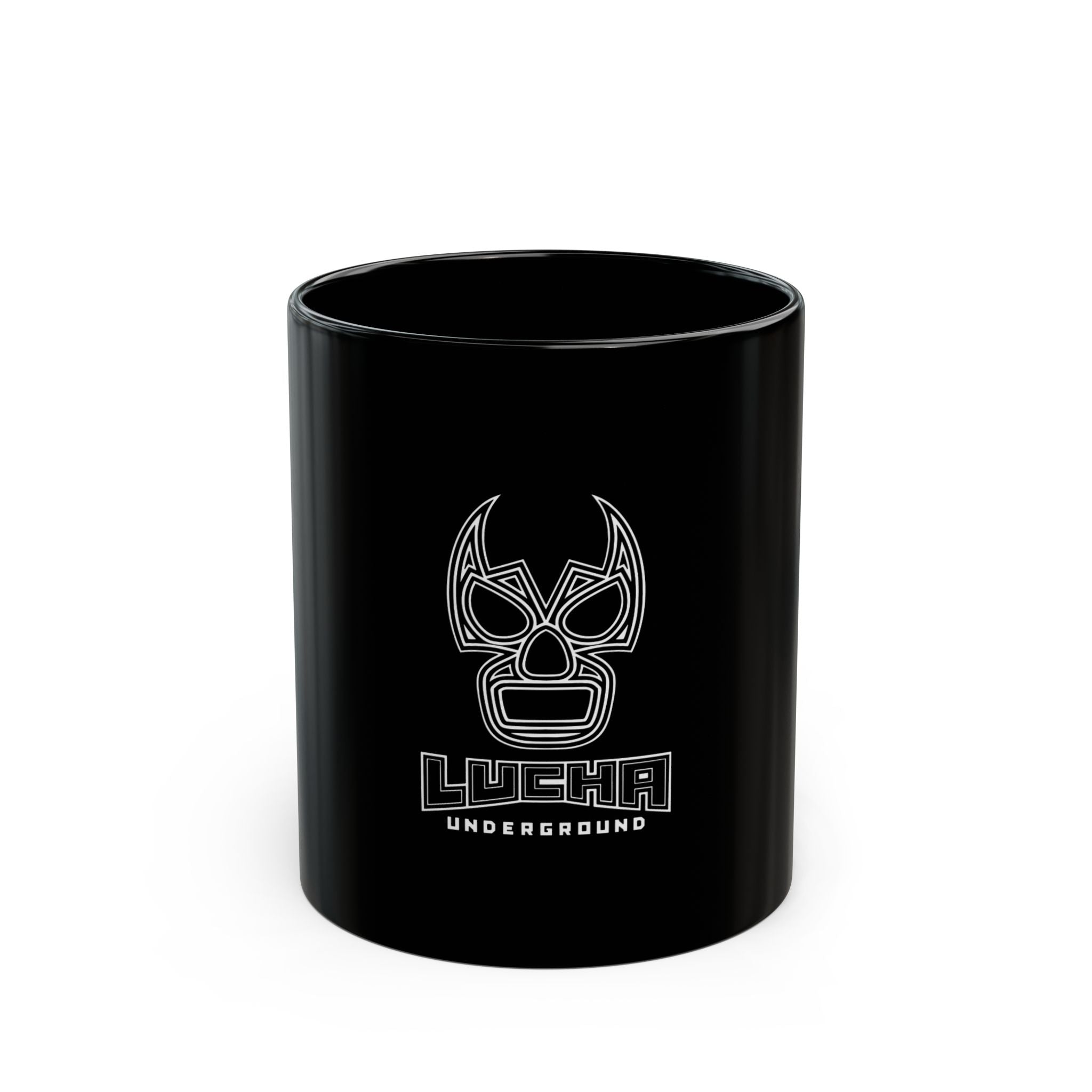 Lucha Underground Logo Retro Black Mug (11oz, 15oz)