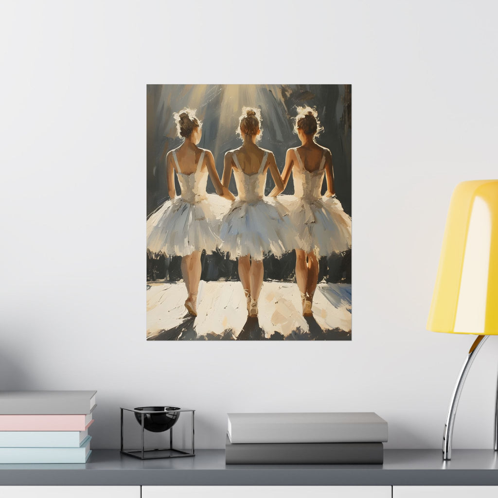 Dancers in the Light Art Matte Vertical Poster —  Wall Art