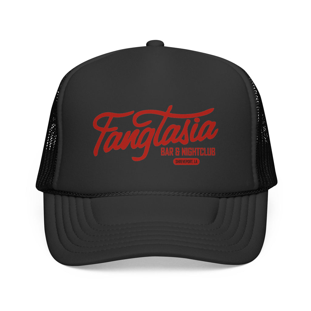 Fangtasia Retro Cap Logo – Vintage Arch Logo Mesh Hat