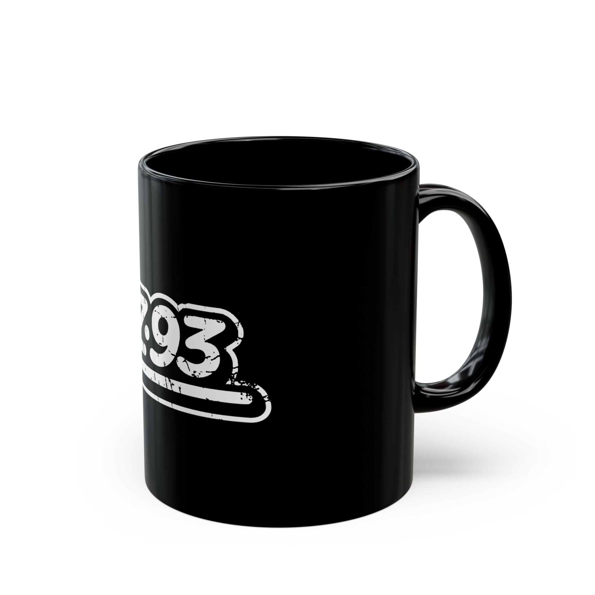 KZ 93 FM Logo  Black Mug (11oz, 15oz)