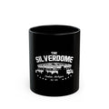 Silverdome Stadium Logo Retro Black Mug (11oz, 15oz)