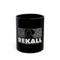 Rekall Retro Logo Black Mug (11oz, 15oz)