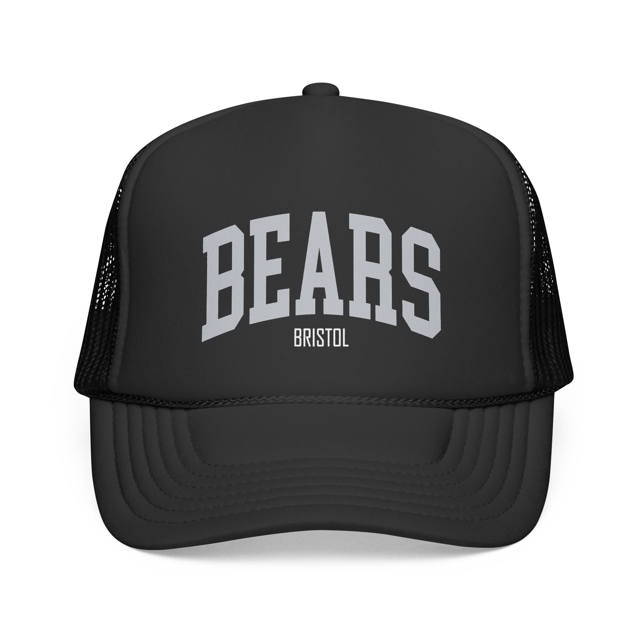 Bears Bristol Football Cap Logo – Vintage Arch Logo Mesh Hat