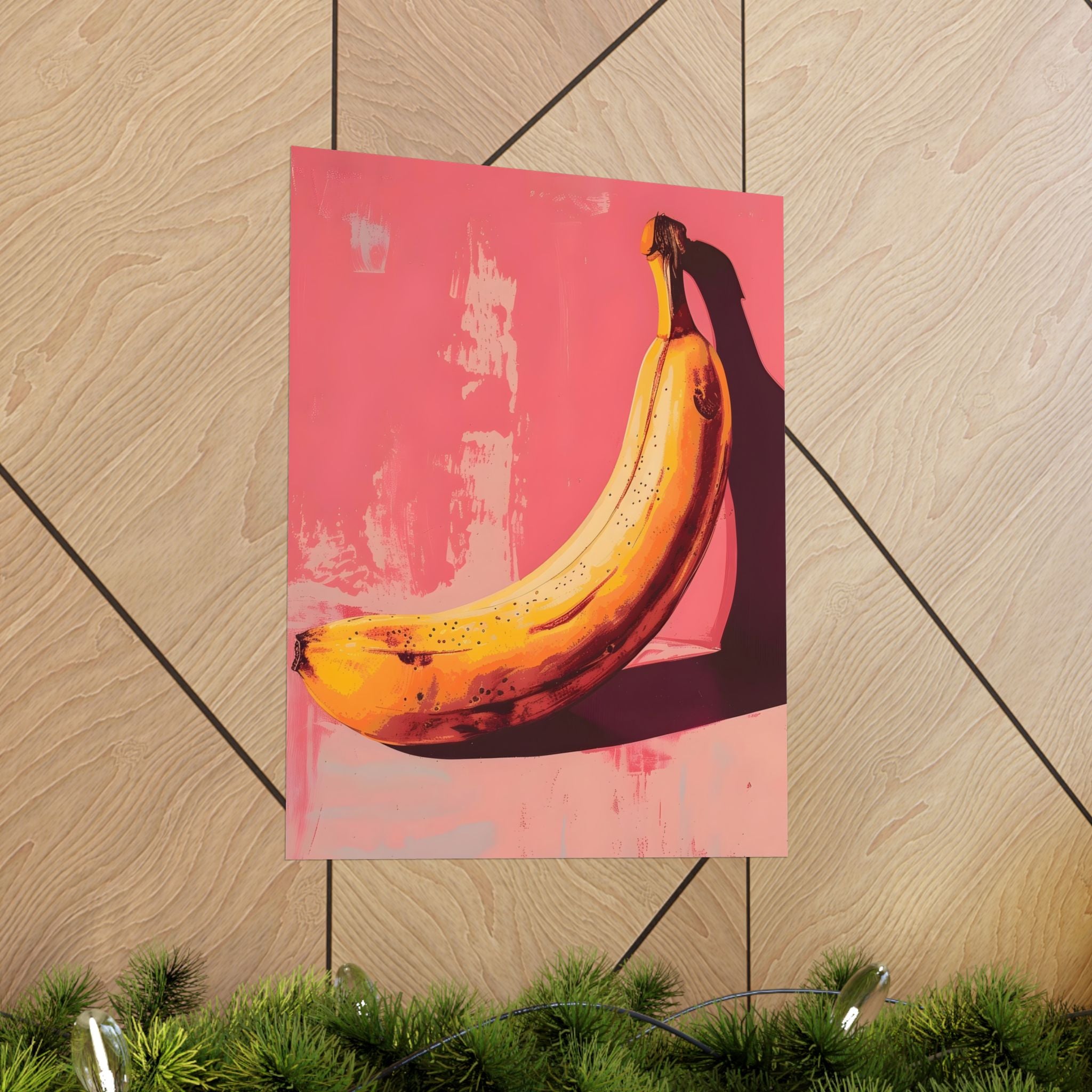 The Banana That Poses Matte Vertical Poster — Wall Art