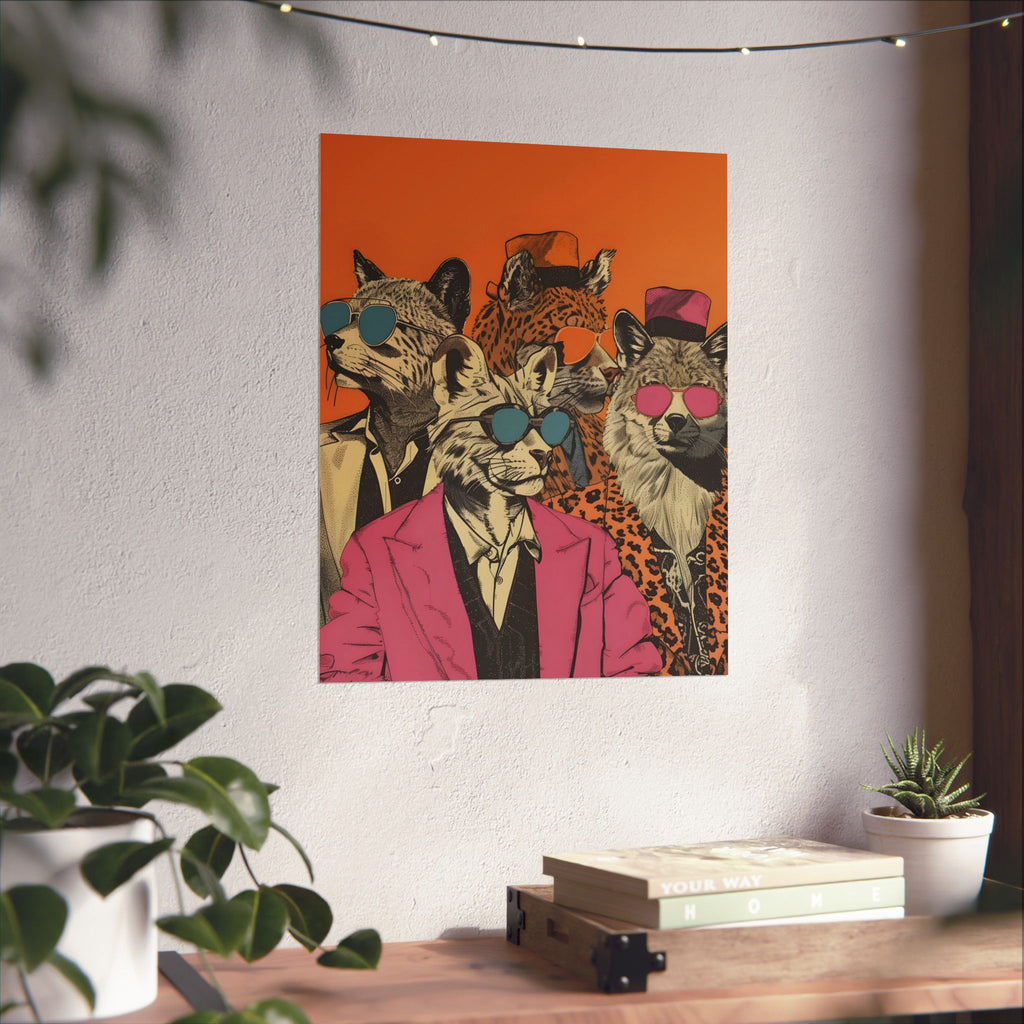The Feline Funk Society Matte Vertical Poster — Wall Art
