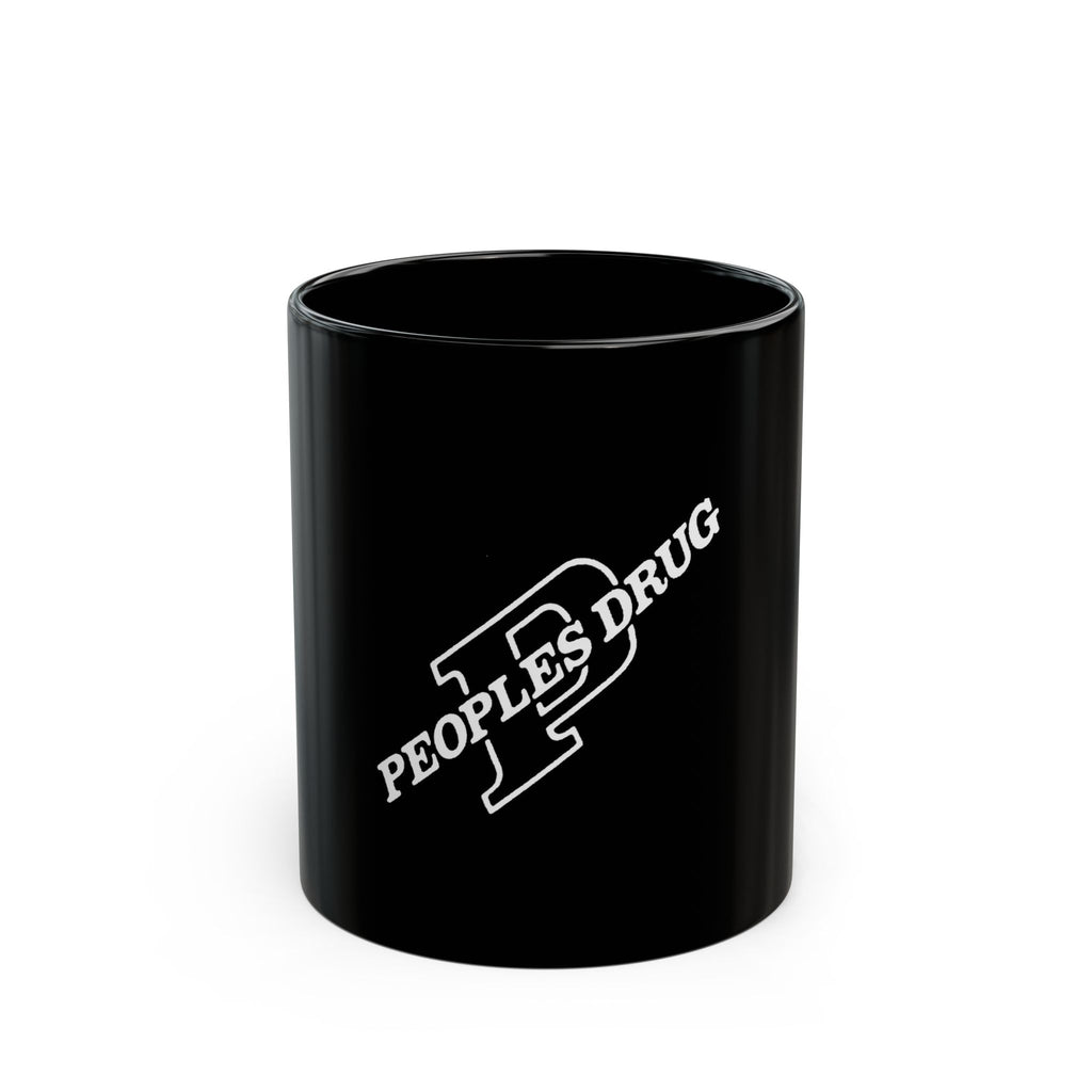 Peoples Drug Logo Retro Black Mug (11oz, 15oz)