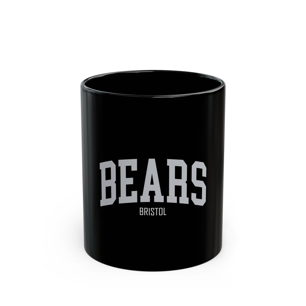 Bears Bristol Football Club Logo Retro Black Mug (11oz, 15oz)