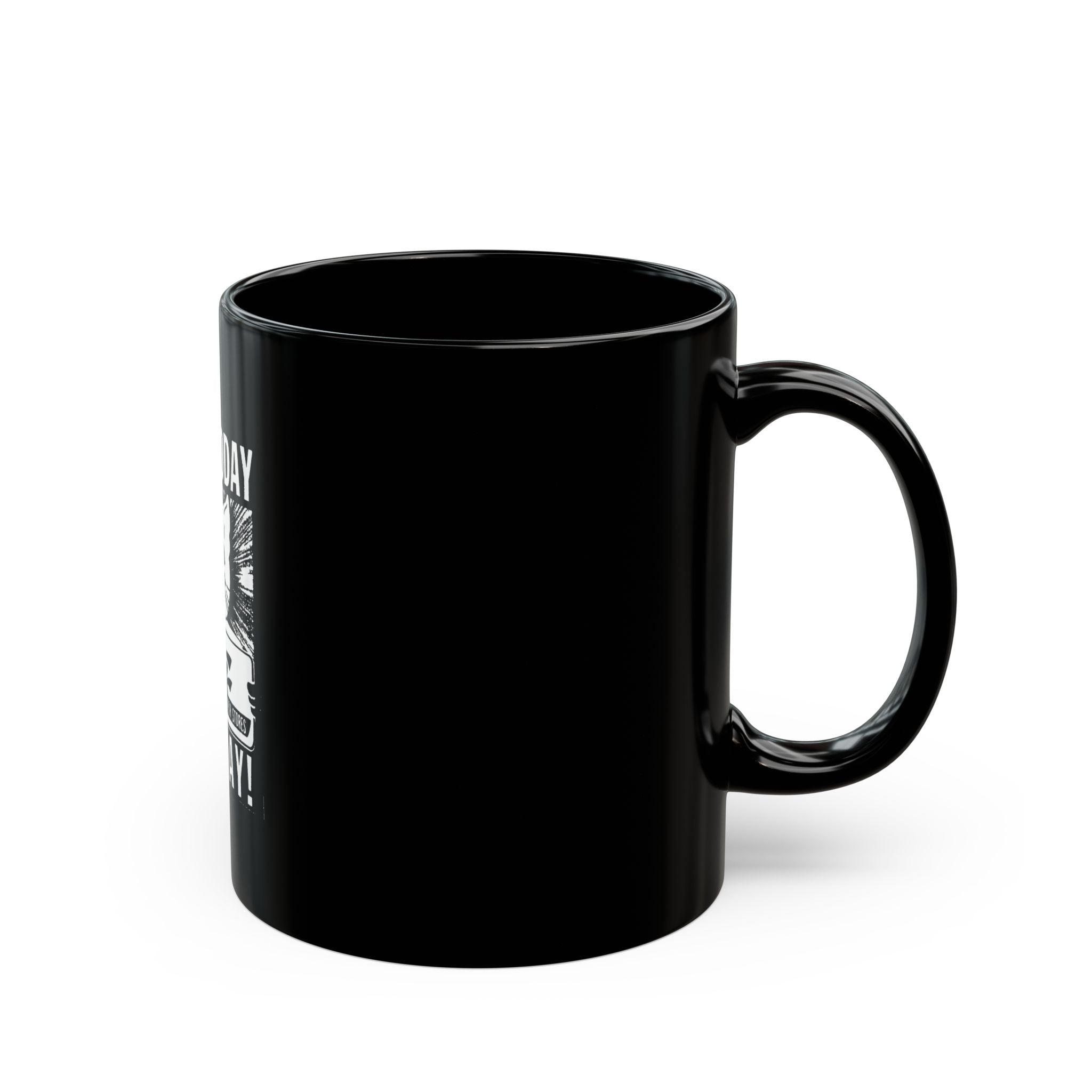 Katz All Day Logo Retro Black Mug (11oz, 15oz)