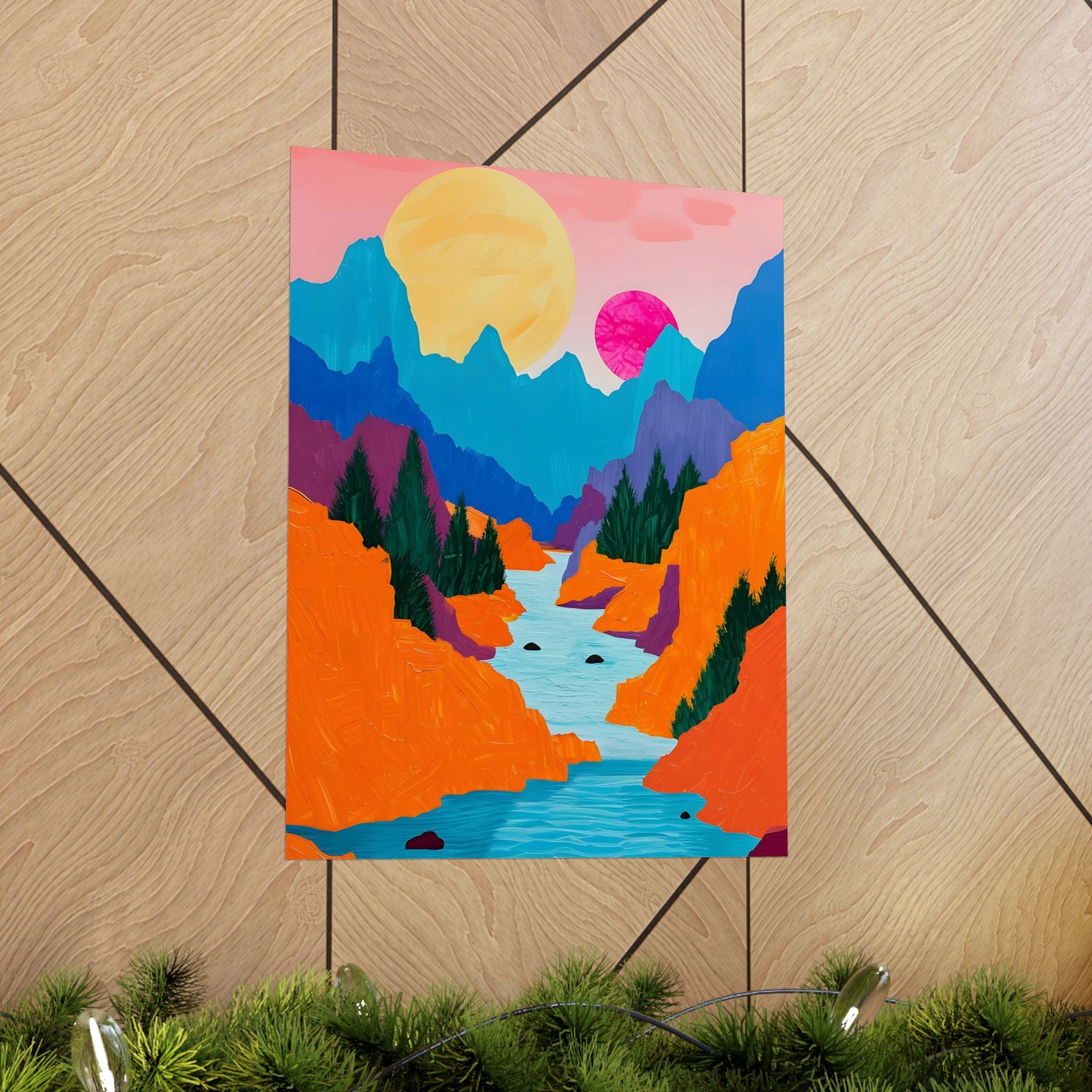 Day at the Shore Matte Vertical Poster — Wall Art