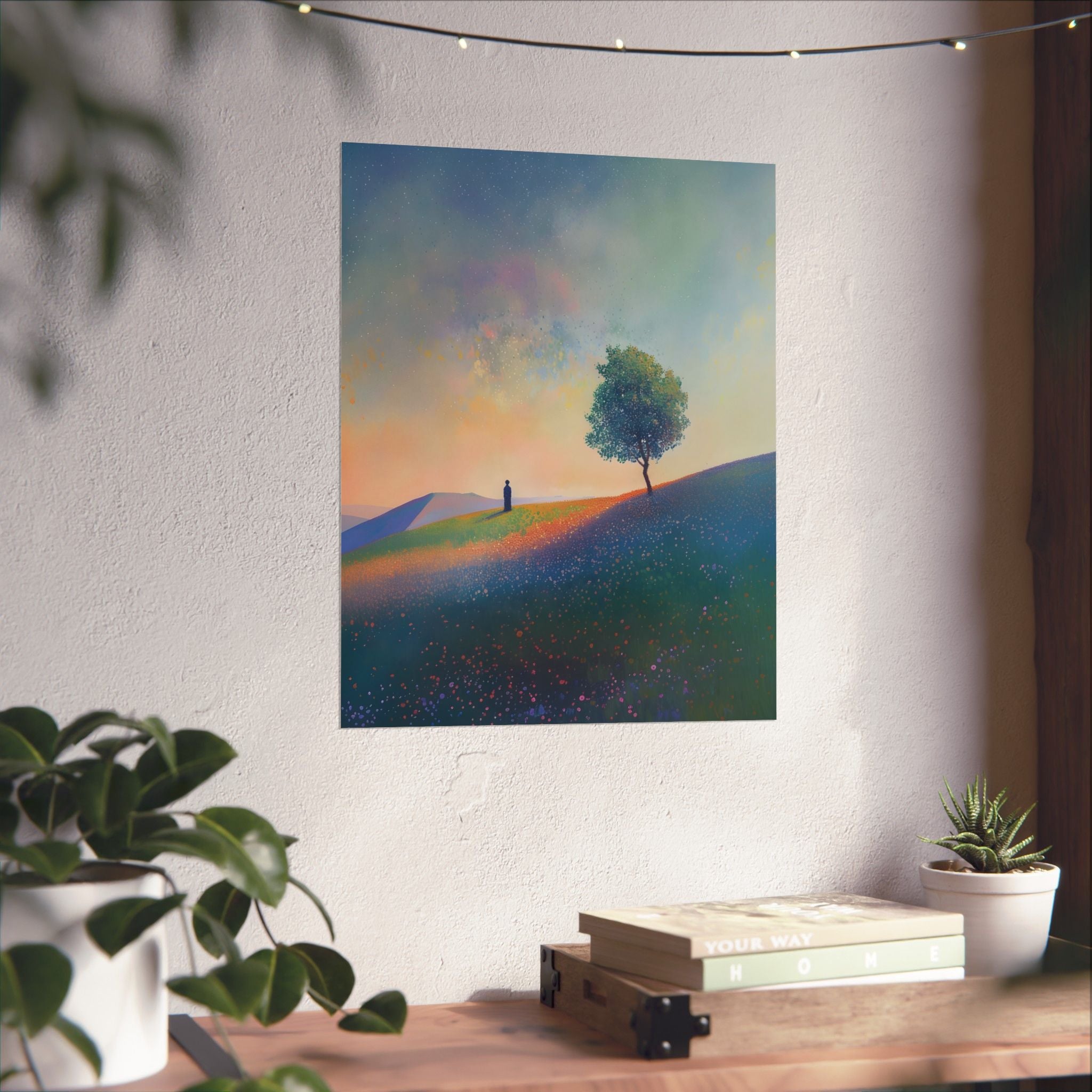 Where the Earth Breathes in Color Matte Vertical Poster — Wall Art