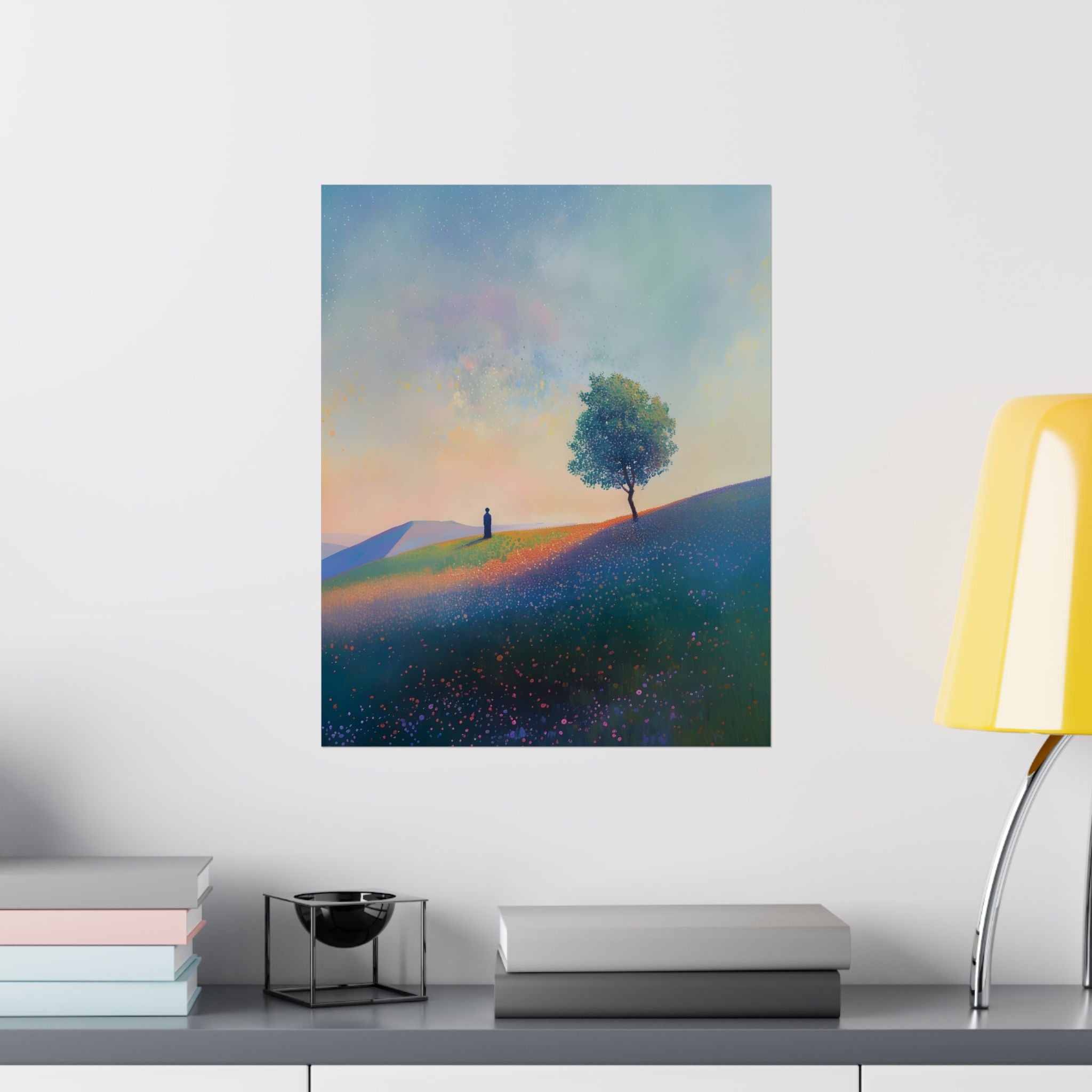 Where the Earth Breathes in Color Matte Vertical Poster — Wall Art