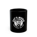 Cats Music Logo  Black Mug (11oz, 15oz)