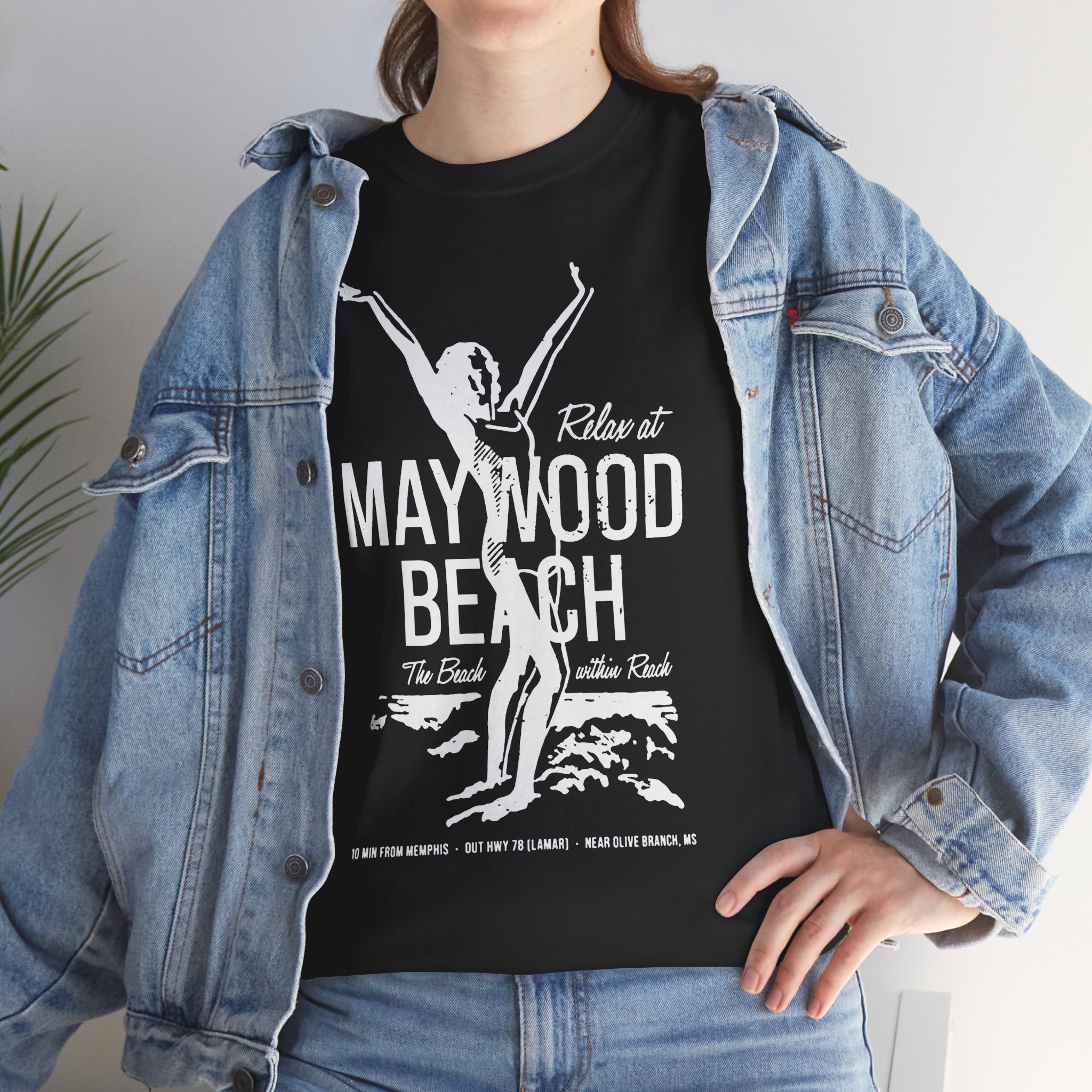 Beach Vibes Unisex Tee - 'Maywood Beach' Design