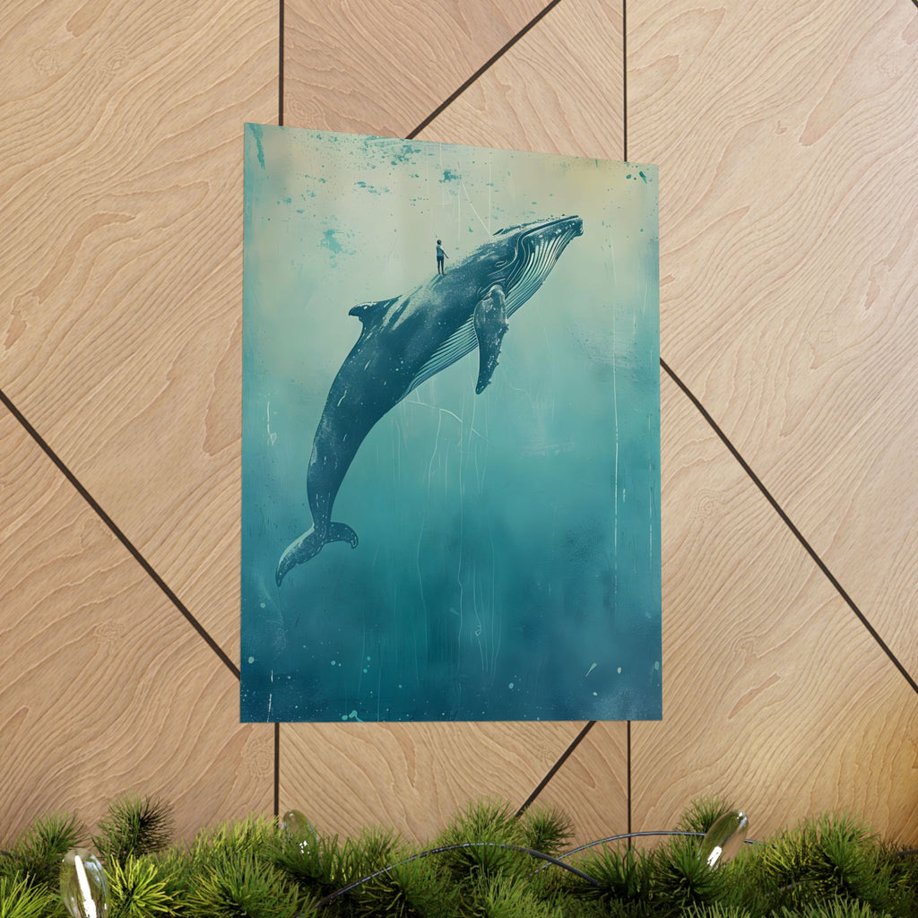 Where Giants Carry Our Quiet Thoughts Matte Vertical Poster — Wall Art