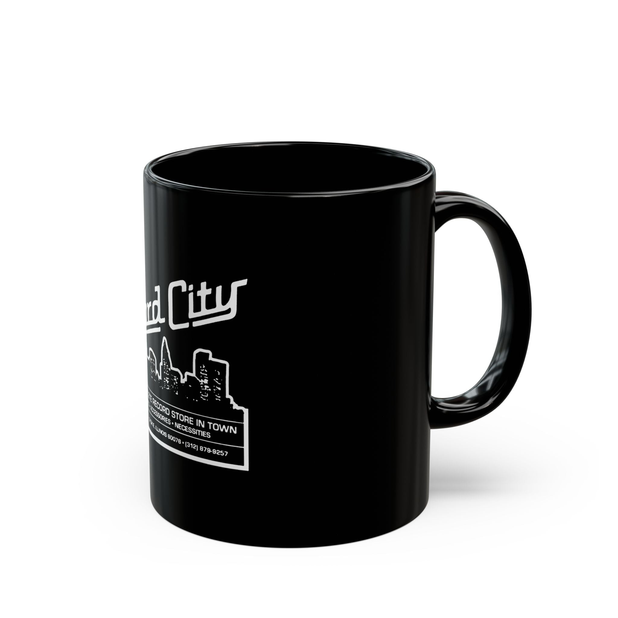 Record City Logo  Black Mug (11oz, 15oz)