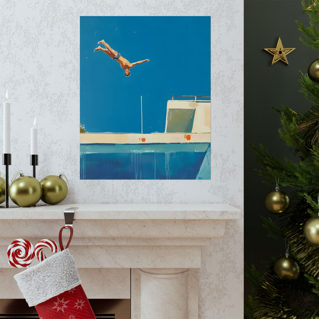 A Moment Before the Splash Matte Vertical Poster — Wall Art