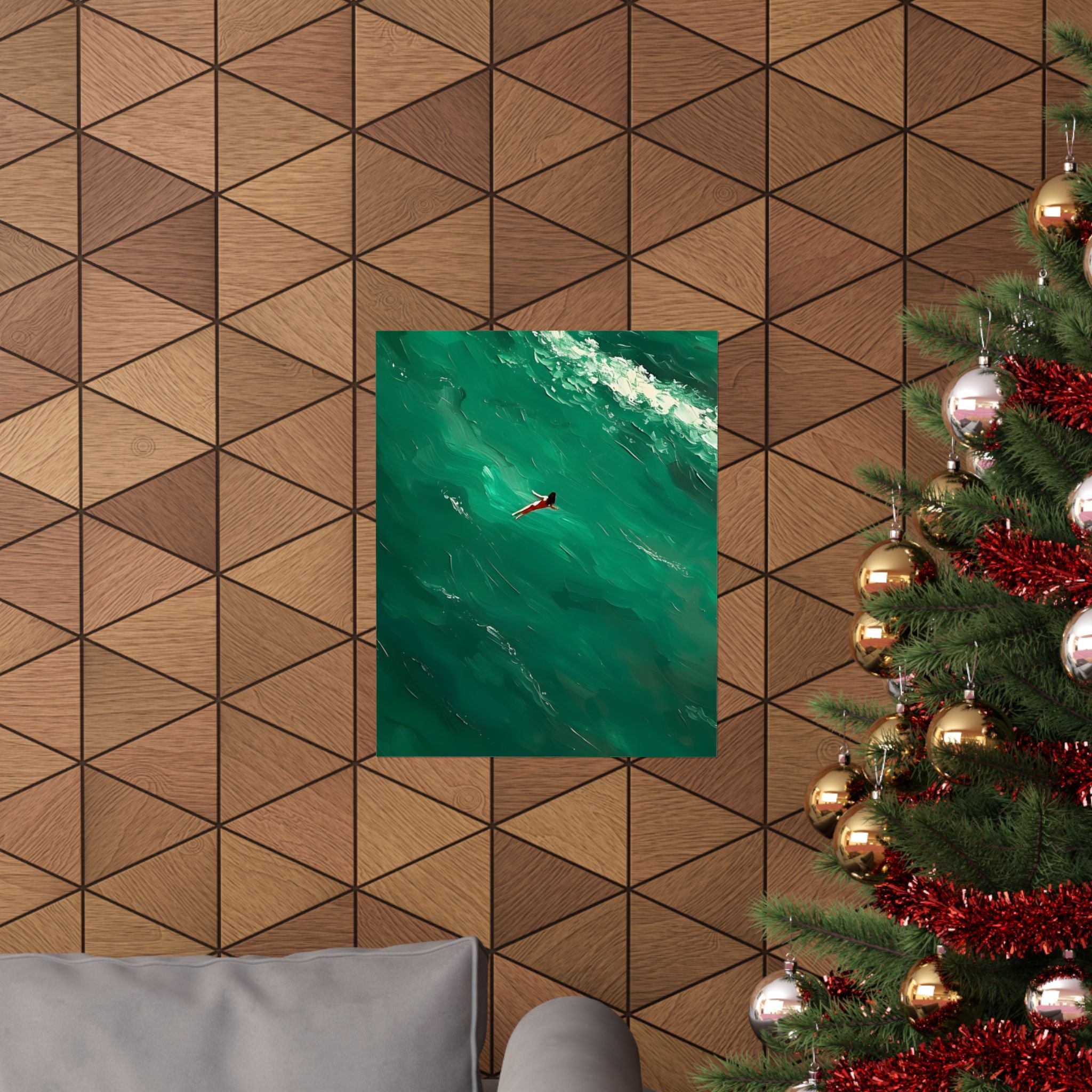 Where the Ocean Holds Its Breath Matte Vertical Poster — Style Wall Art