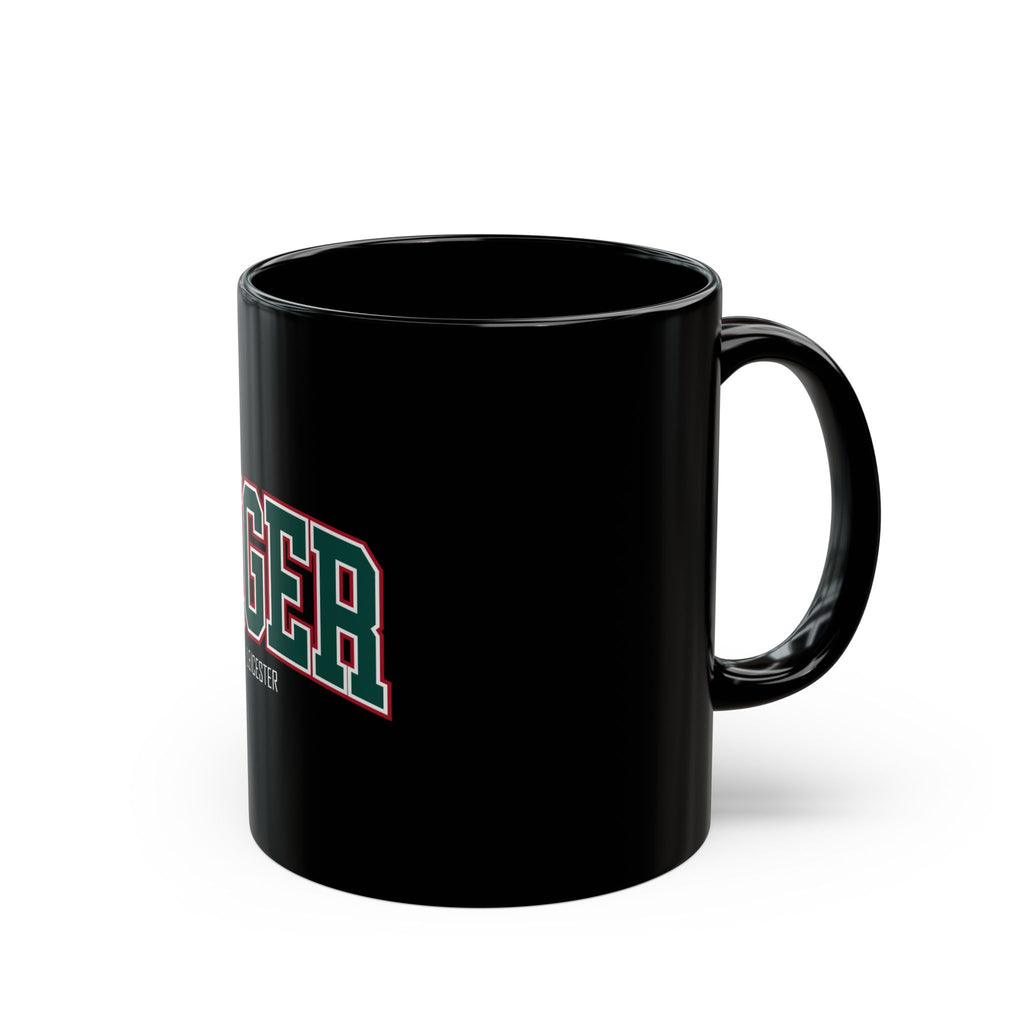 Tiger Leicester Logo Retro Black Mug (11oz, 15oz)