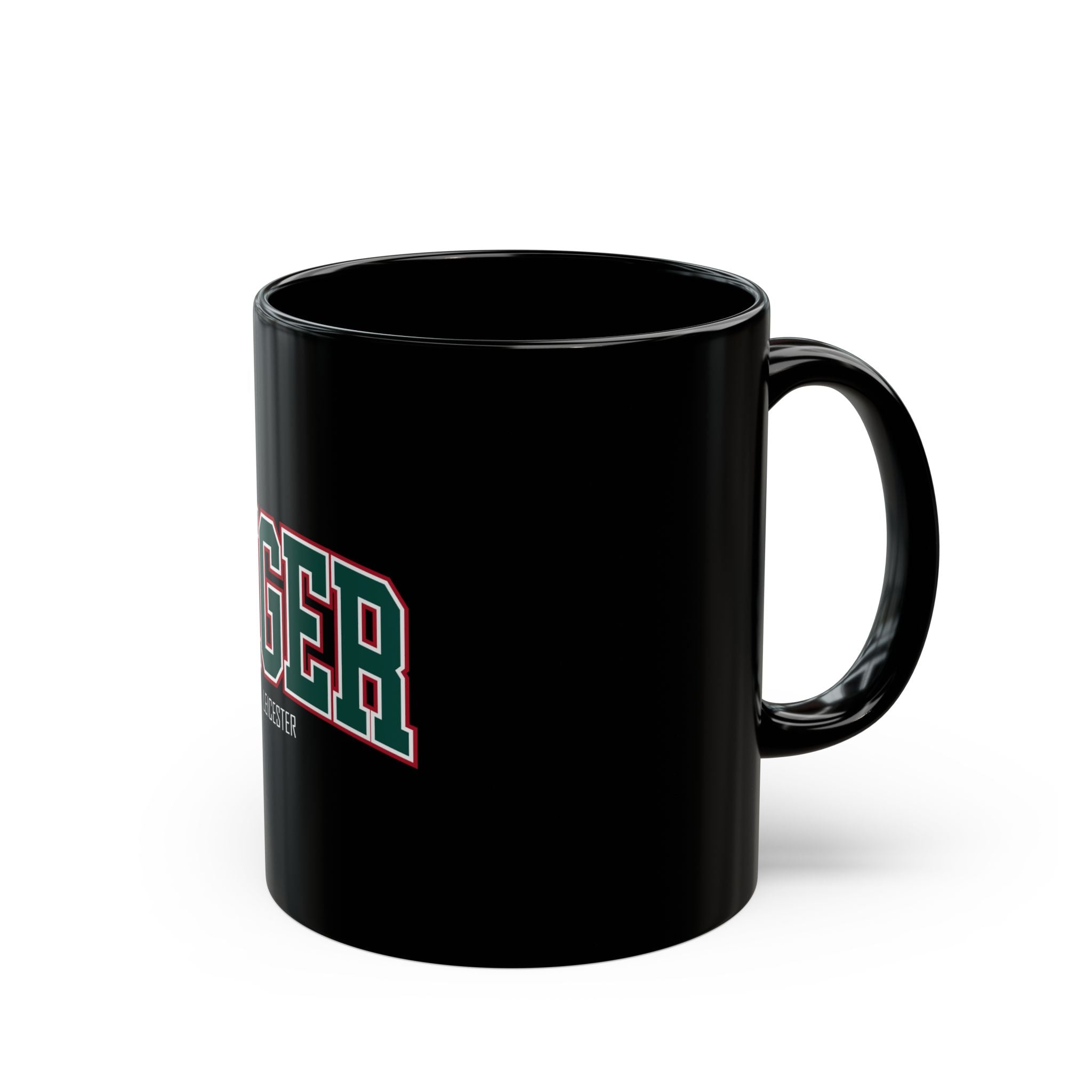 Tiger Leicester Logo Retro Black Mug (11oz, 15oz)