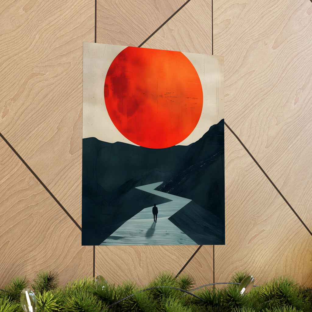 Where the Sun Weighs Heavy Matte Vertical Poster — Wall Art