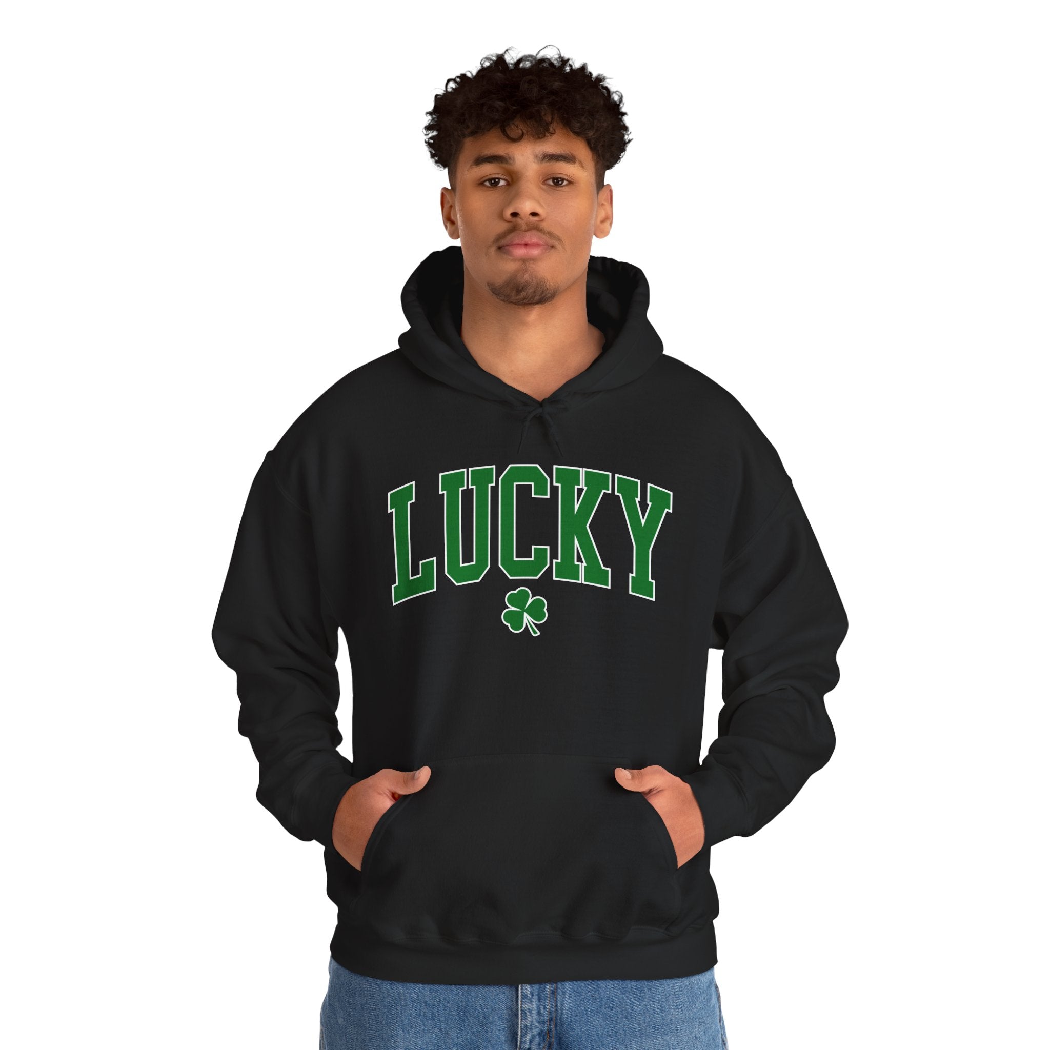 Lucky Clover Retro Logo — Bold City Pride Pullover