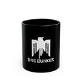 Das Bunker Retro Logo Black Mug (11oz, 15oz)