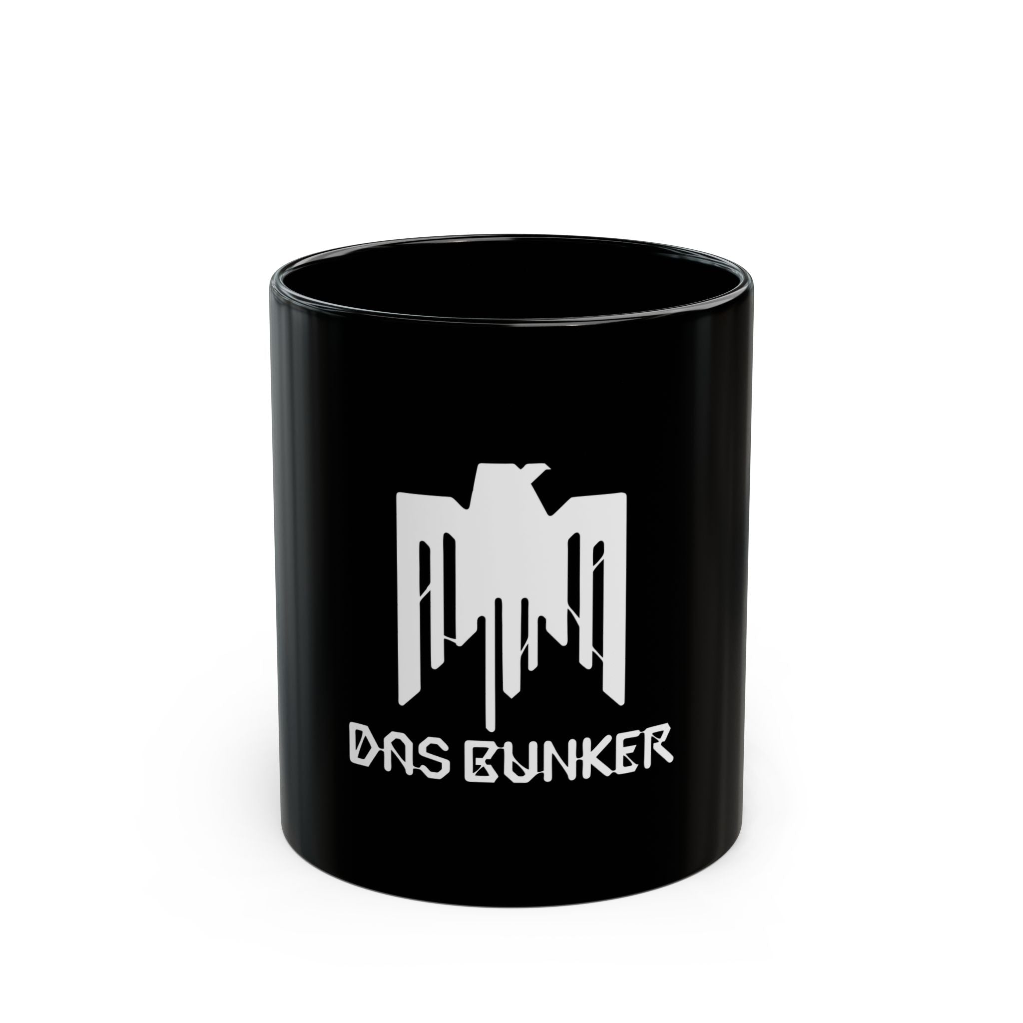 Das Bunker Retro Logo Black Mug (11oz, 15oz)
