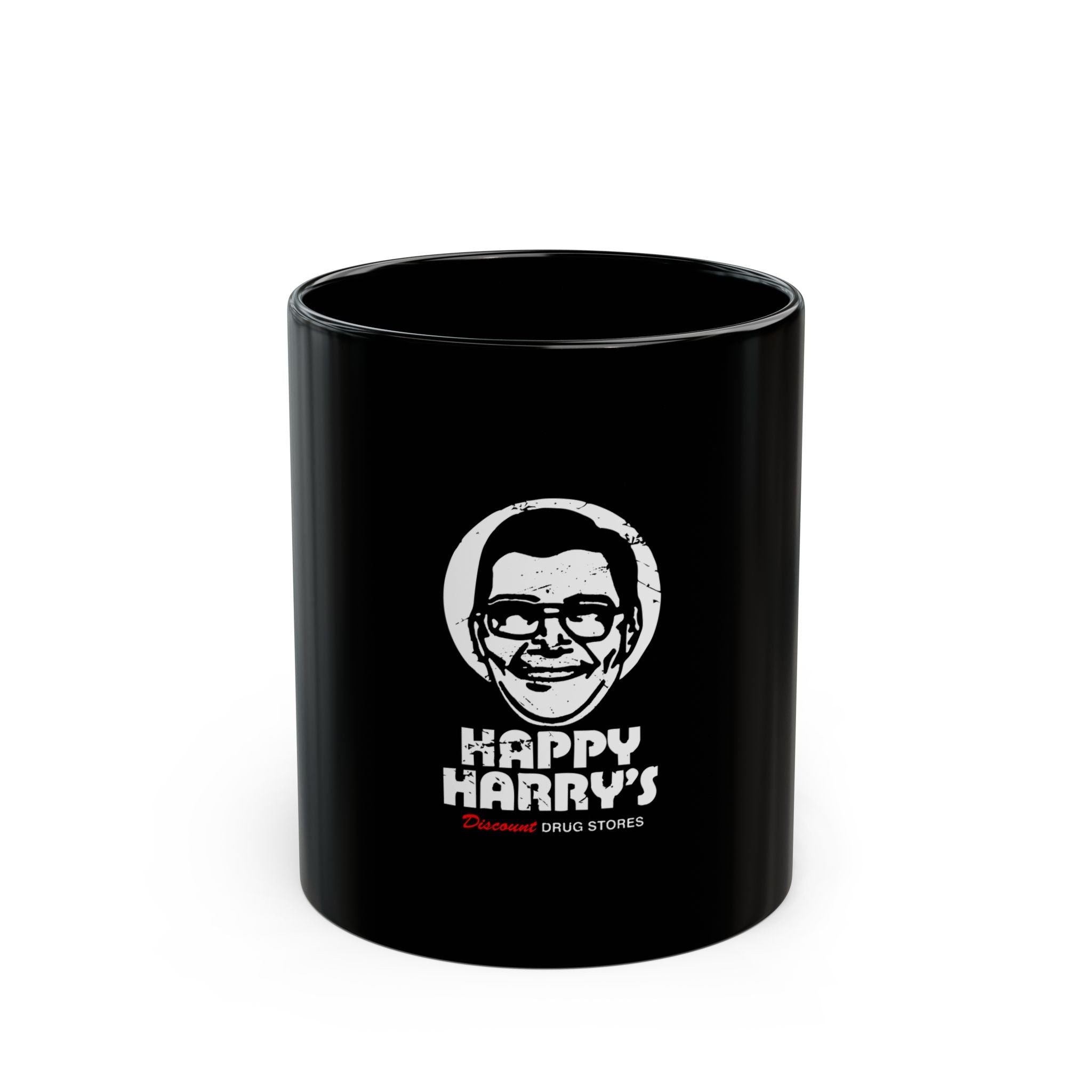 Happy Harrys Logo  Black Mug (11oz, 15oz)