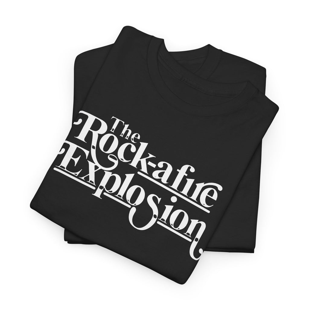 The Rock A Fire Exploison Retro Logo