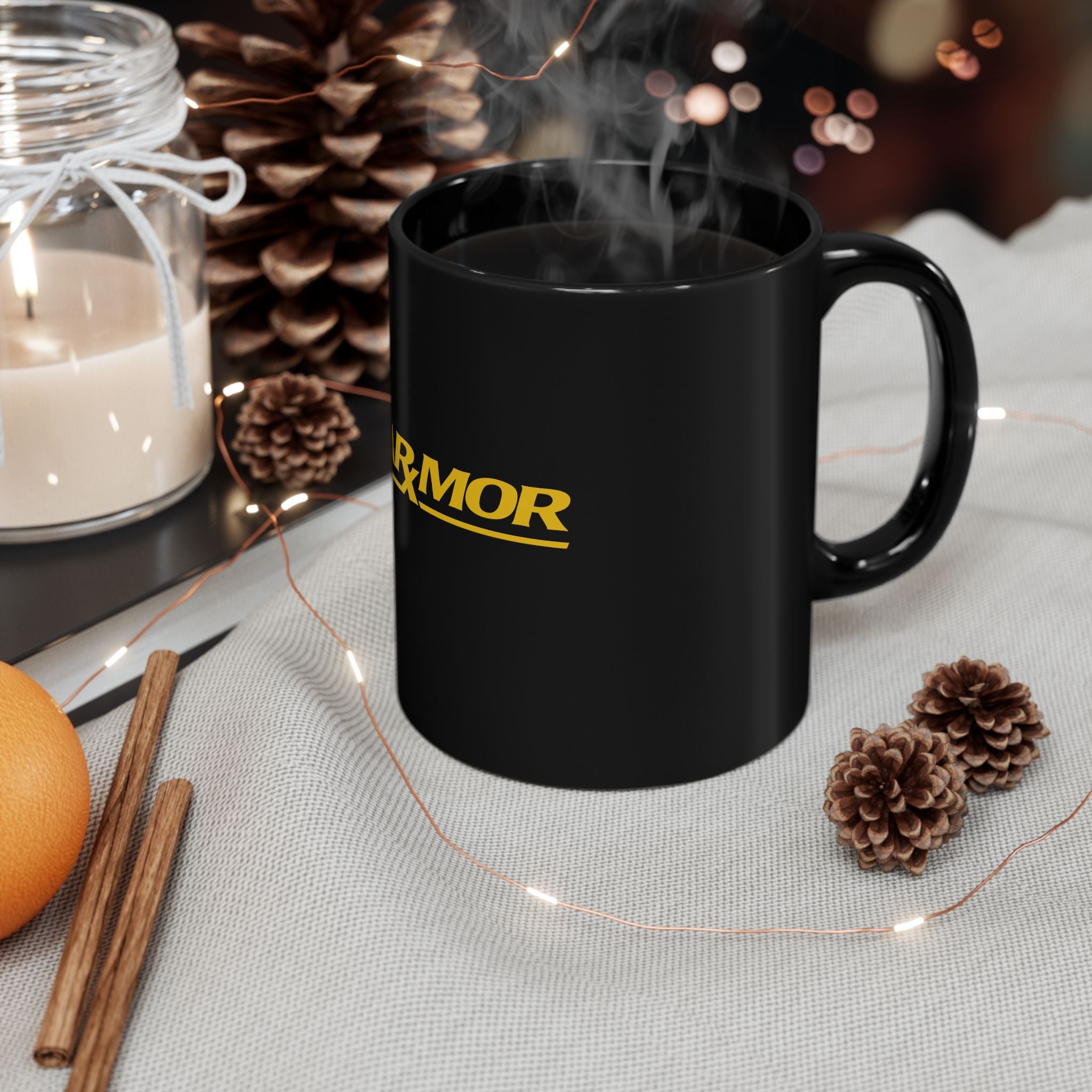 Pharmor Logo Retro Black Mug (11oz, 15oz)