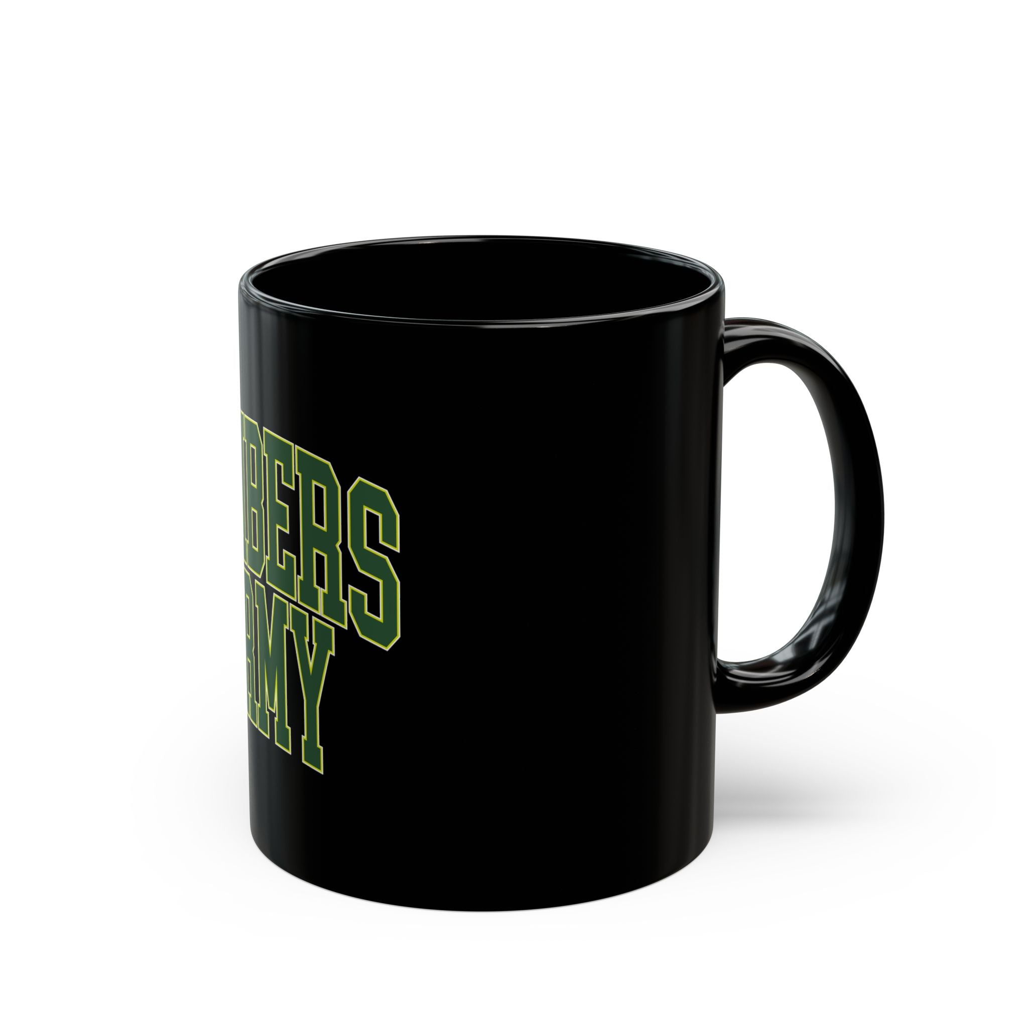 Timbers Army Logo Retro Black Mug (11oz, 15oz)