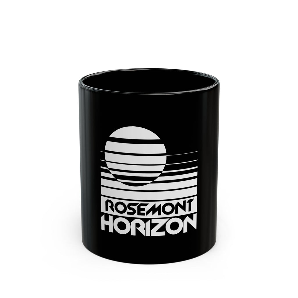 Rosemont Horizon Logo Retro Black Mug (11oz, 15oz)