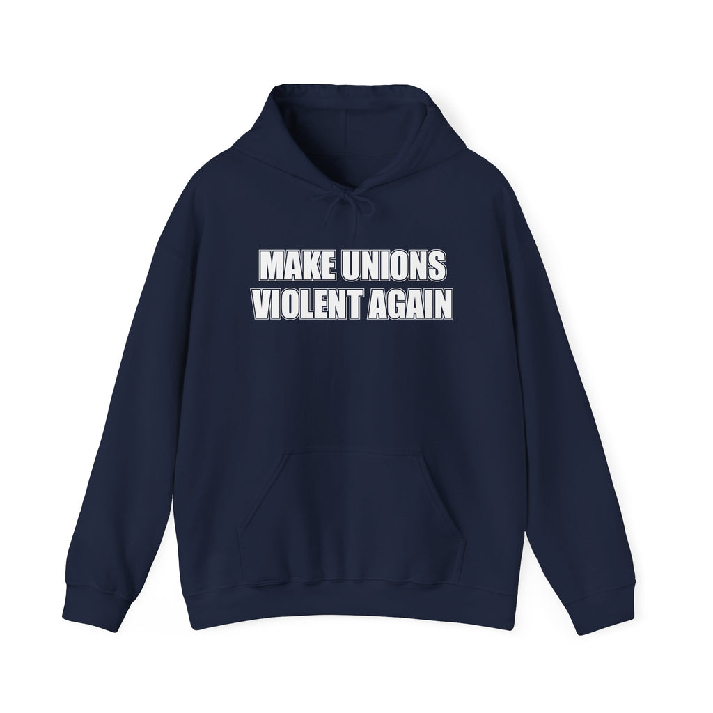Make Unions Violent Again Retro Logo — Bold City Pride Pullover