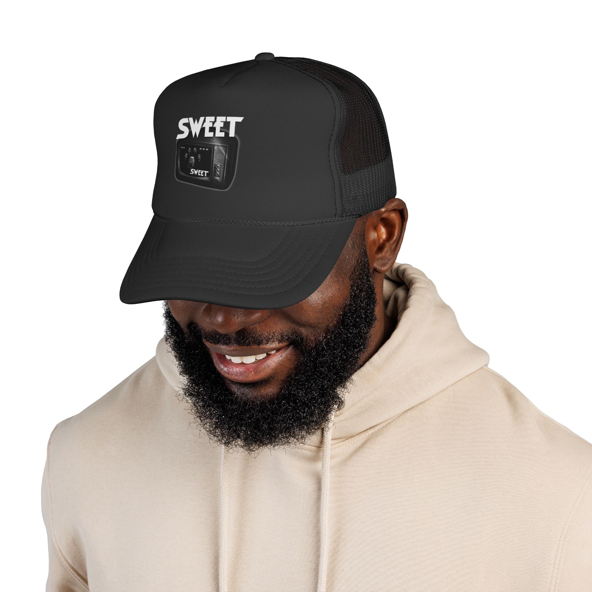 Sweet Band Retro Logo – Vintage Arch Logo Mesh Hat