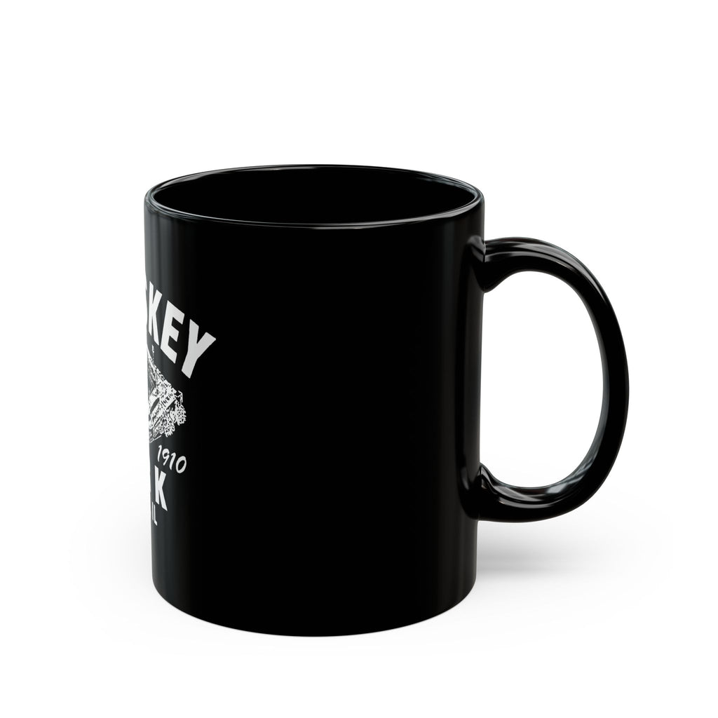 Comiskey Park Chicago Logo Retro Black Mug (11oz, 15oz)