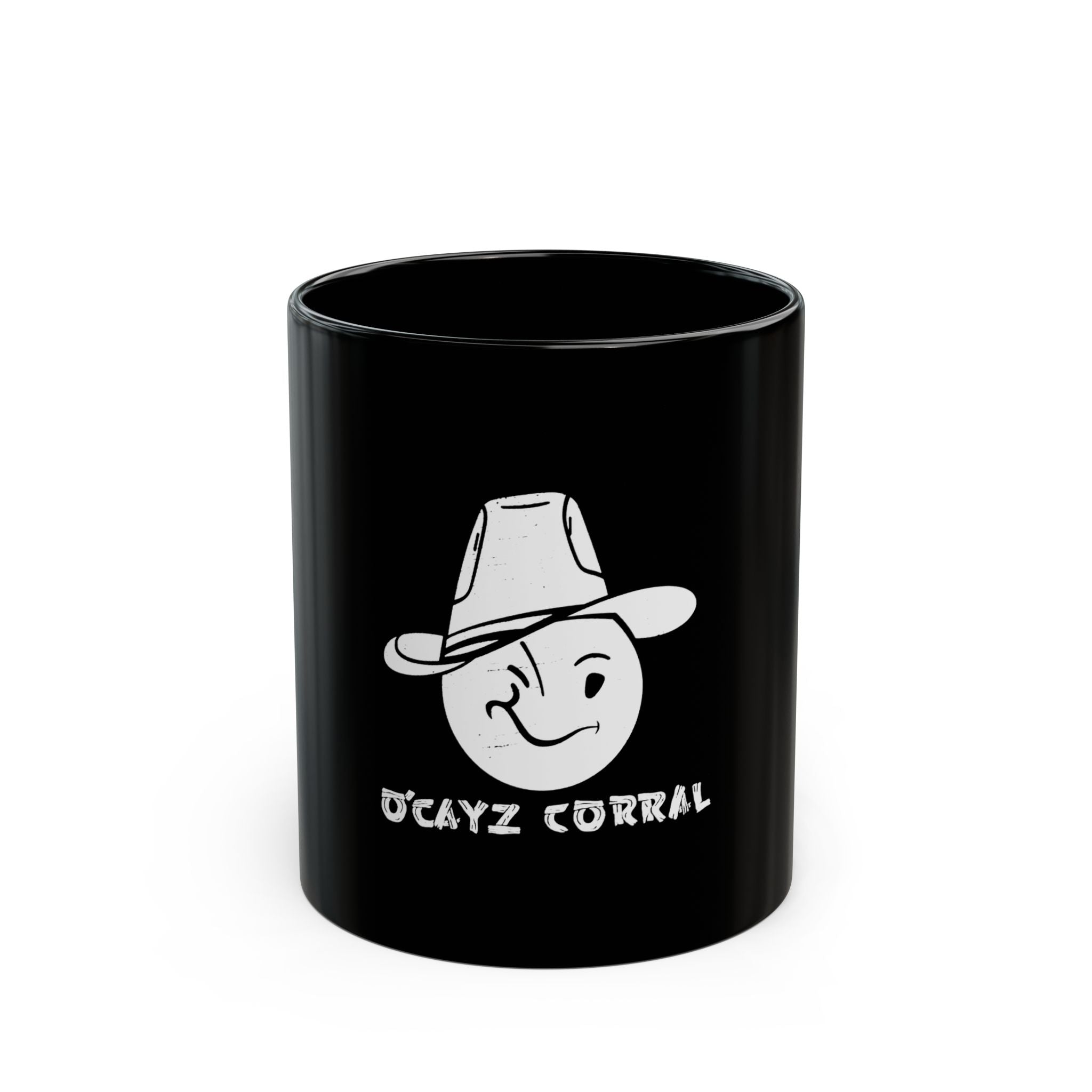 O Cazy Corral Logo  Black Mug (11oz, 15oz)