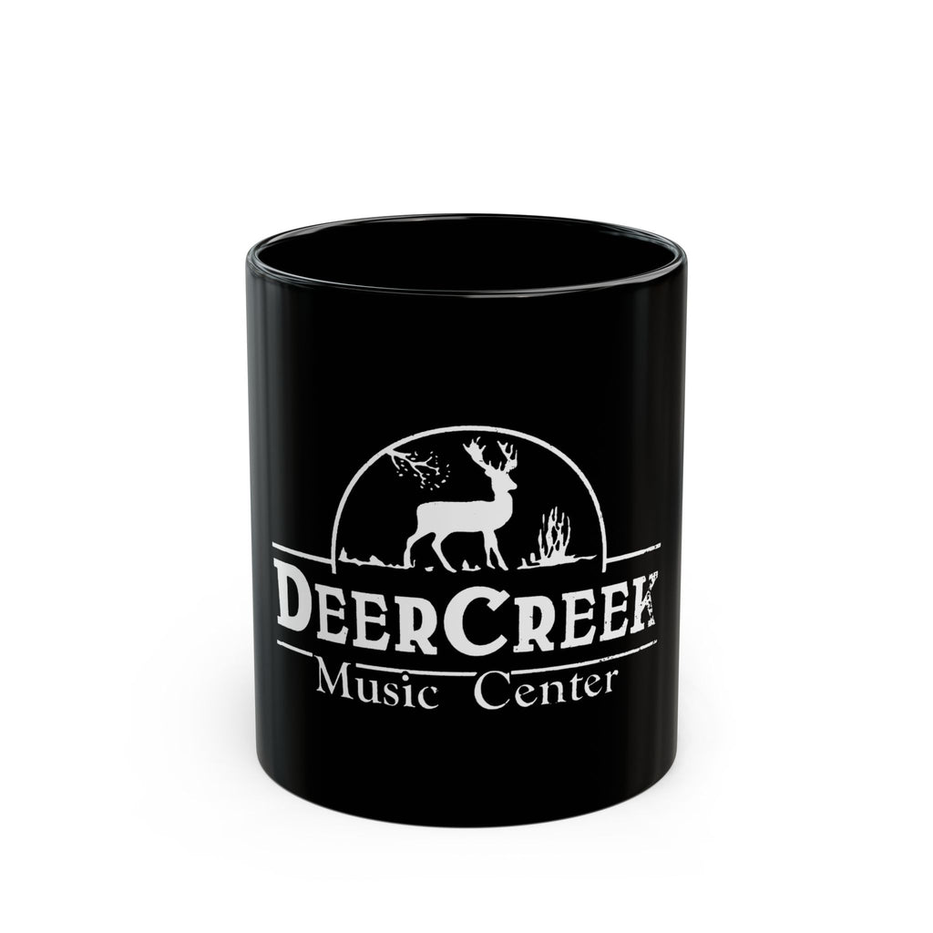Deer Creek Retro Logo  Black Mug (11oz, 15oz)