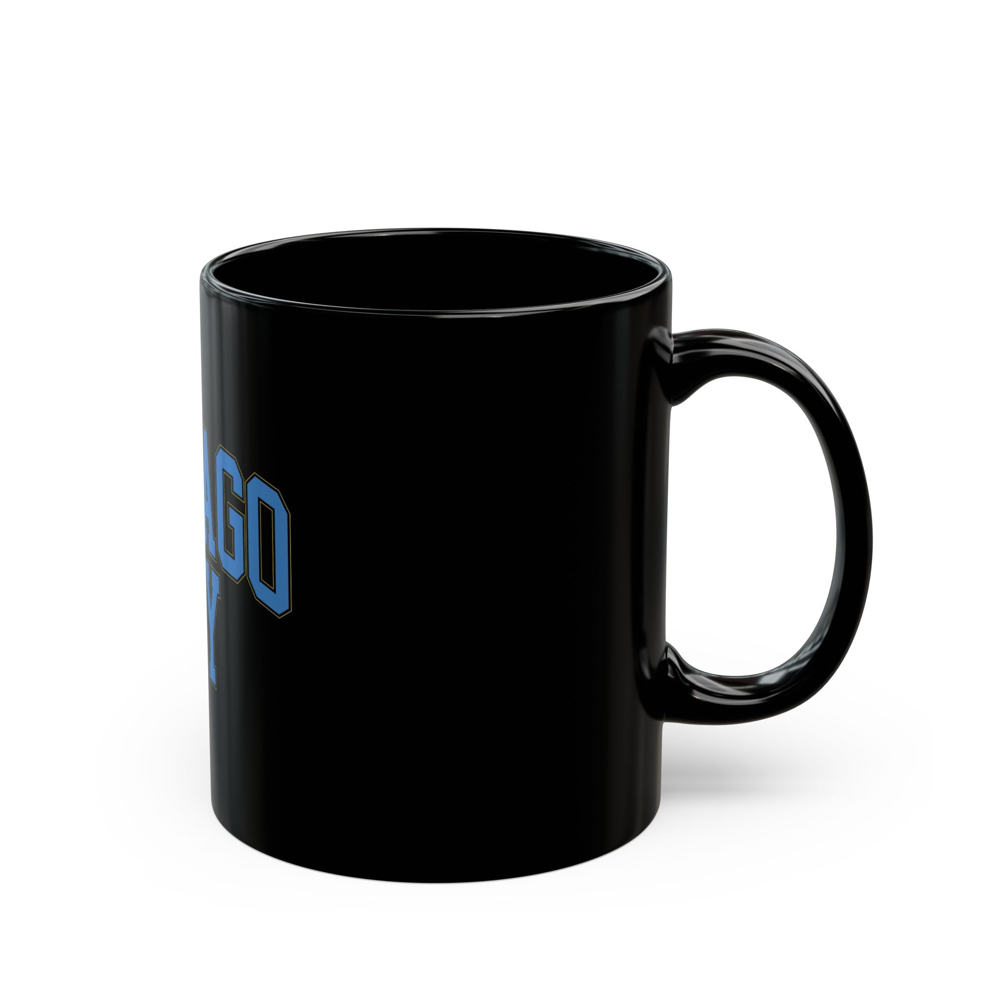 Chicago Sky Sport Logo Retro Black Mug (11oz, 15oz)